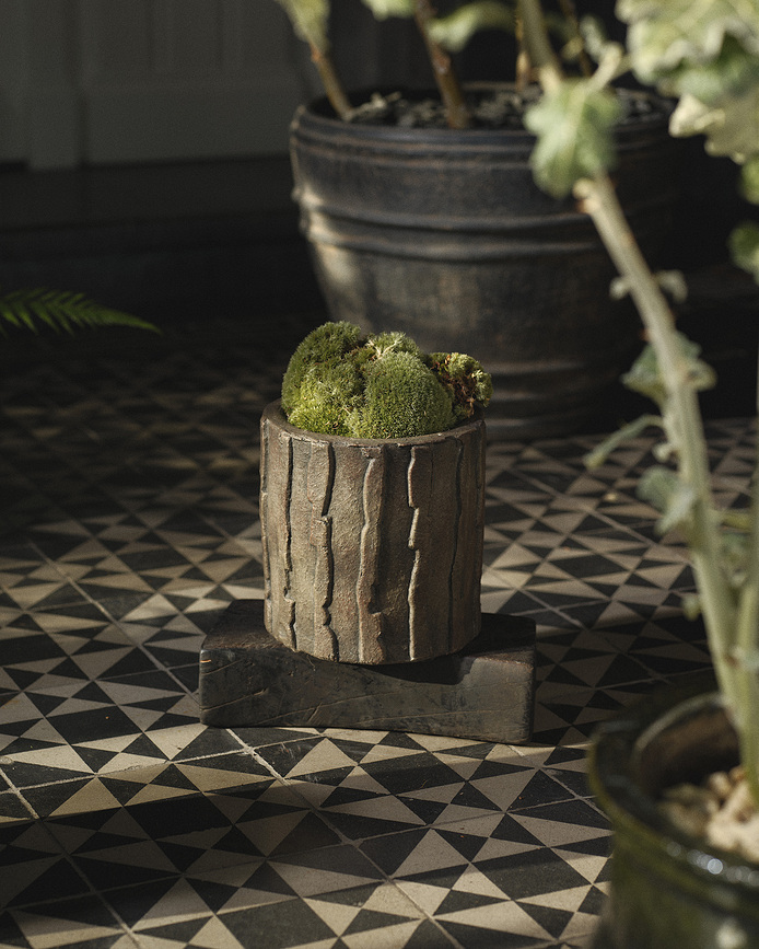 Maceta Rift, 20 cm, verde