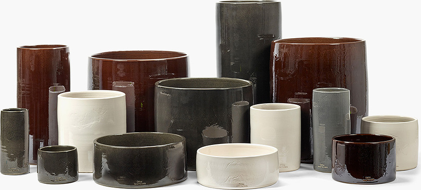 Macetero bajo Vaso, 24 cm