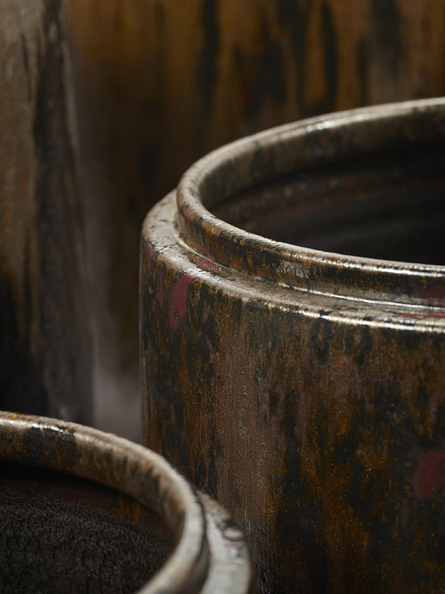 Macetero Mystique, 38 cm, marrón oscuro