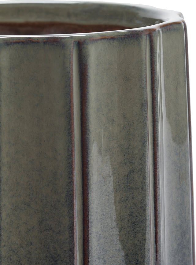 Macetero Glazed Shades, 27 cm, marrón