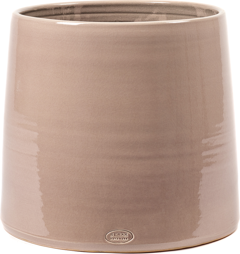 Macetero Glazed Shades, rosa pálido