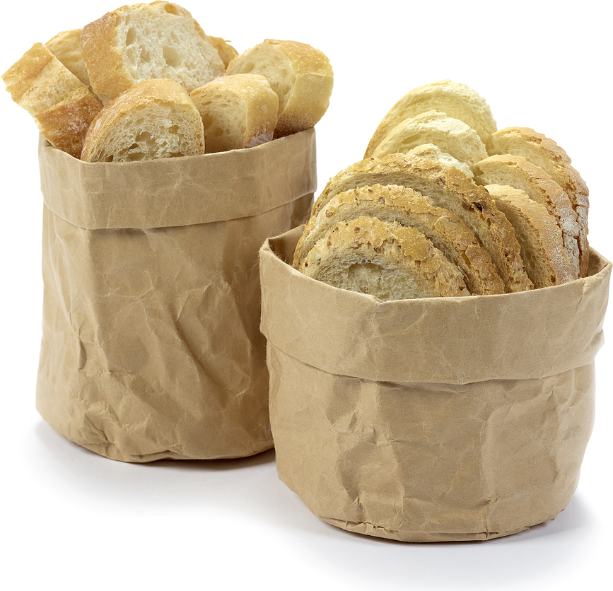 Marie Vrečka za kruh, 15 cm, papirnata