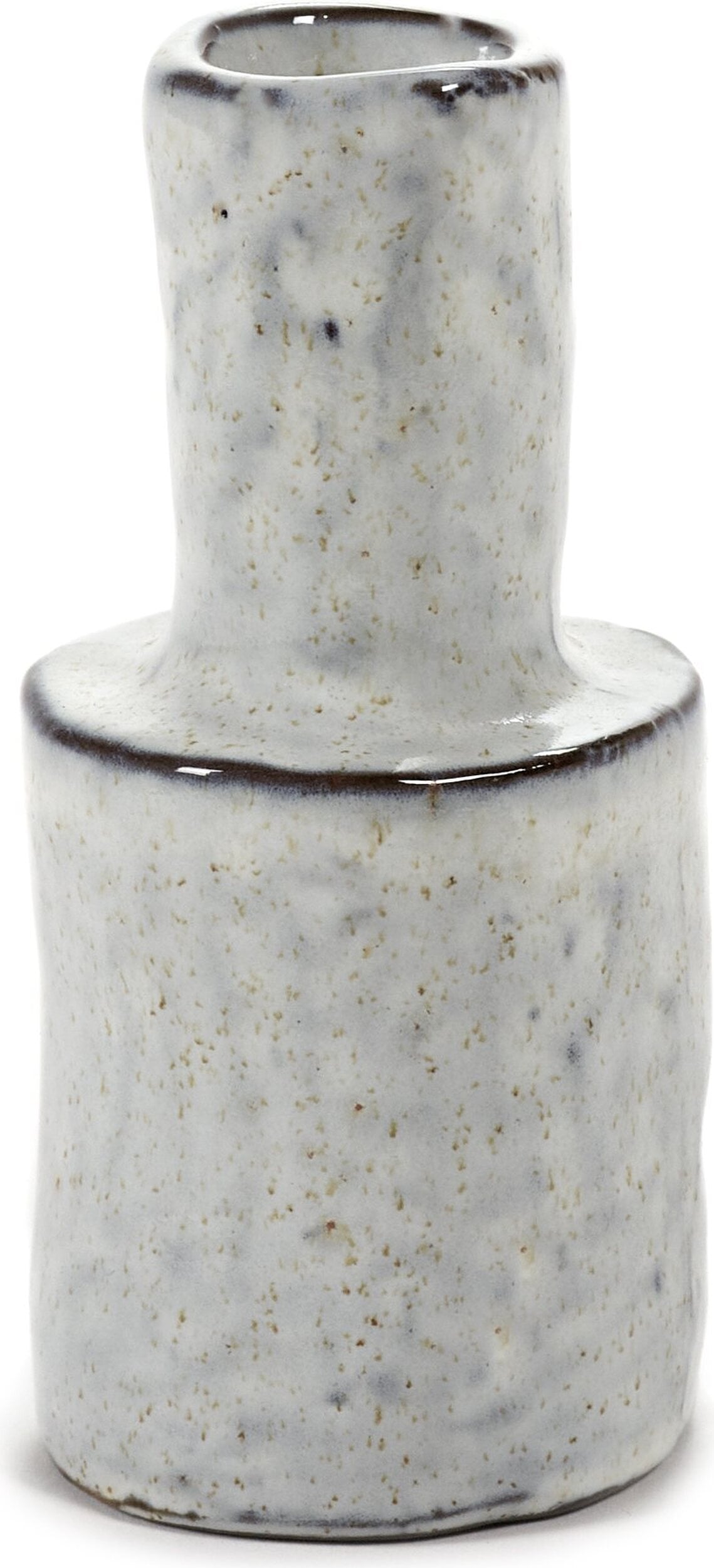Steingutvasen Marie Vase 12, 5 Cm, Weiß