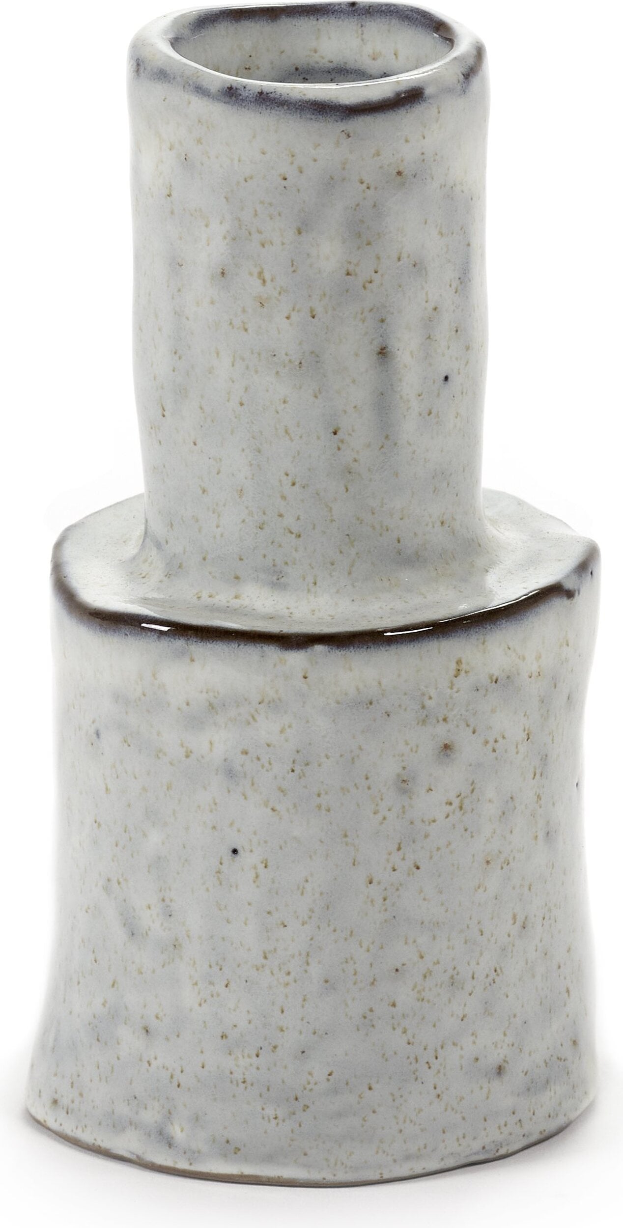 Steingutvasen Marie Vase 14 Cm, Weiß