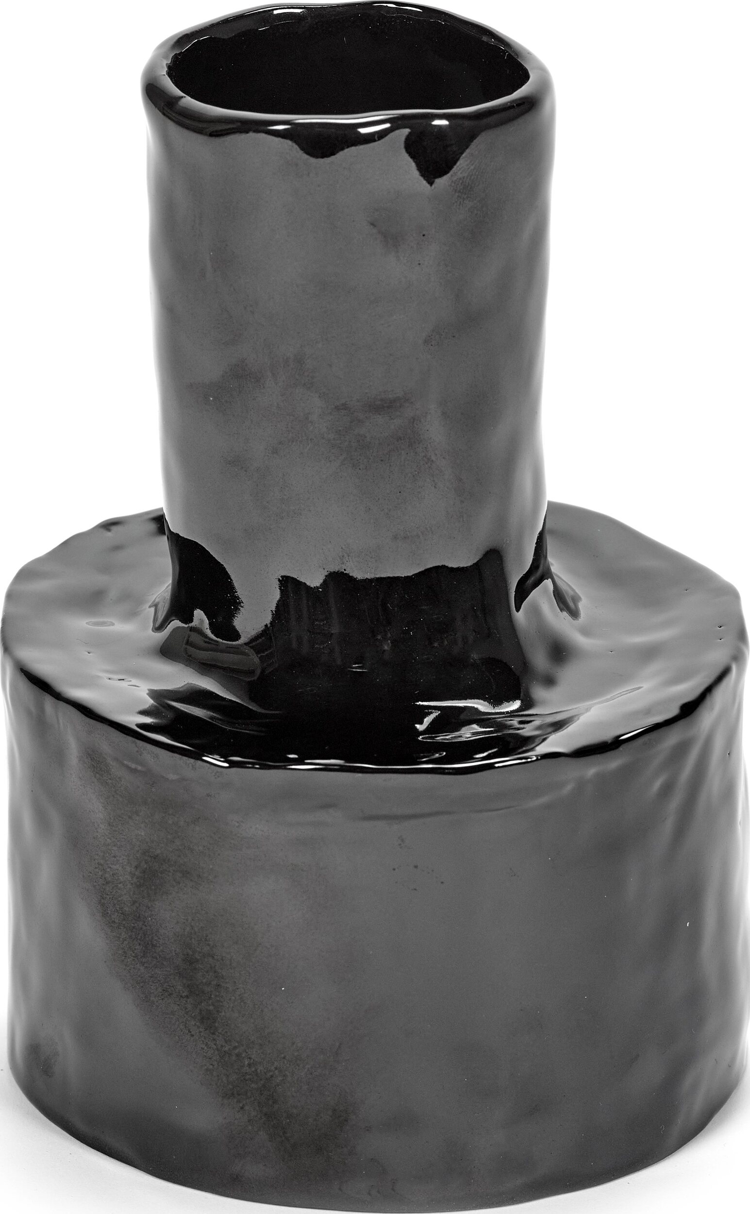 Marie Vase 20 cm, schwarz