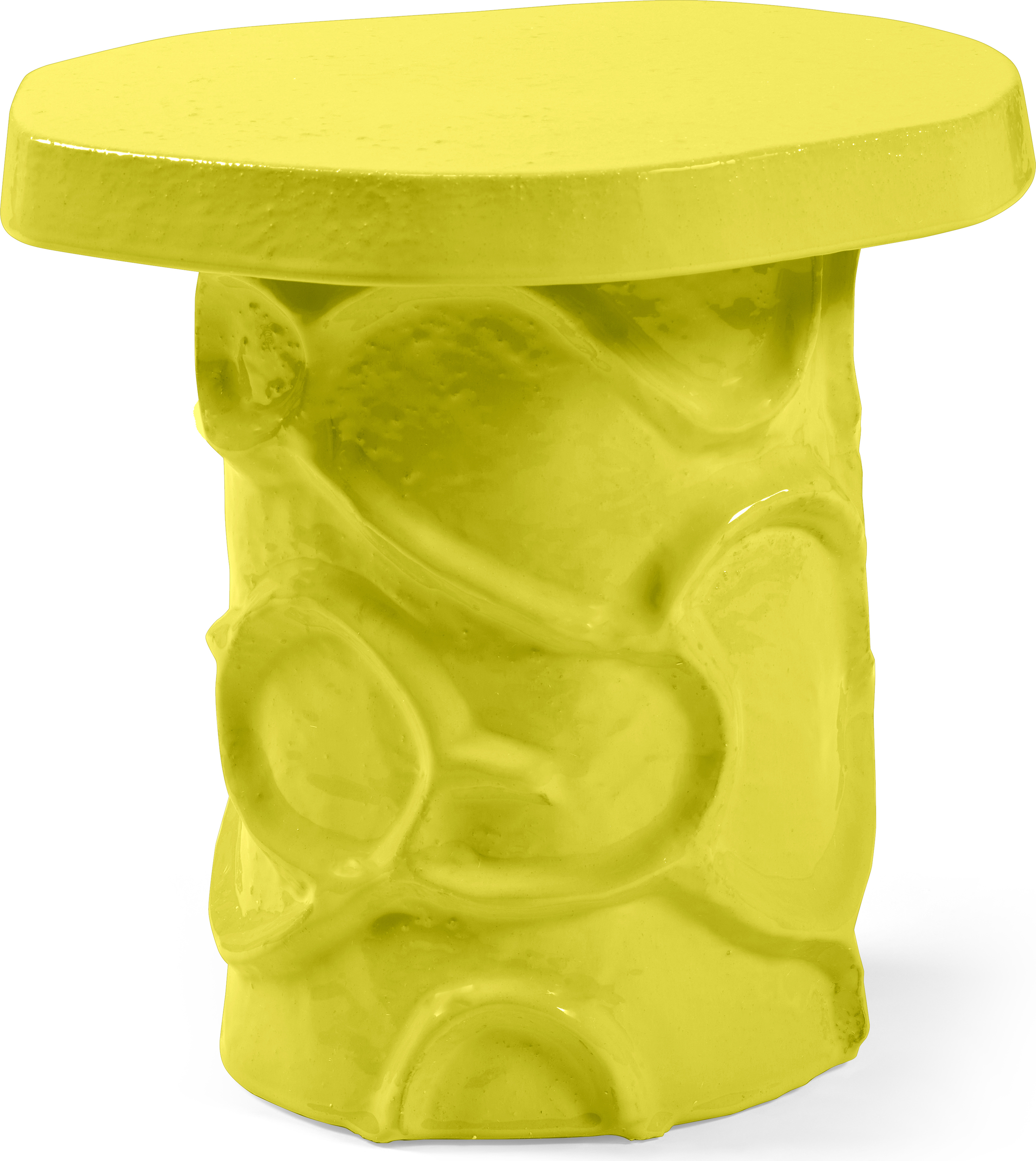 Mena Beistelltisch 40 cm, gelb
