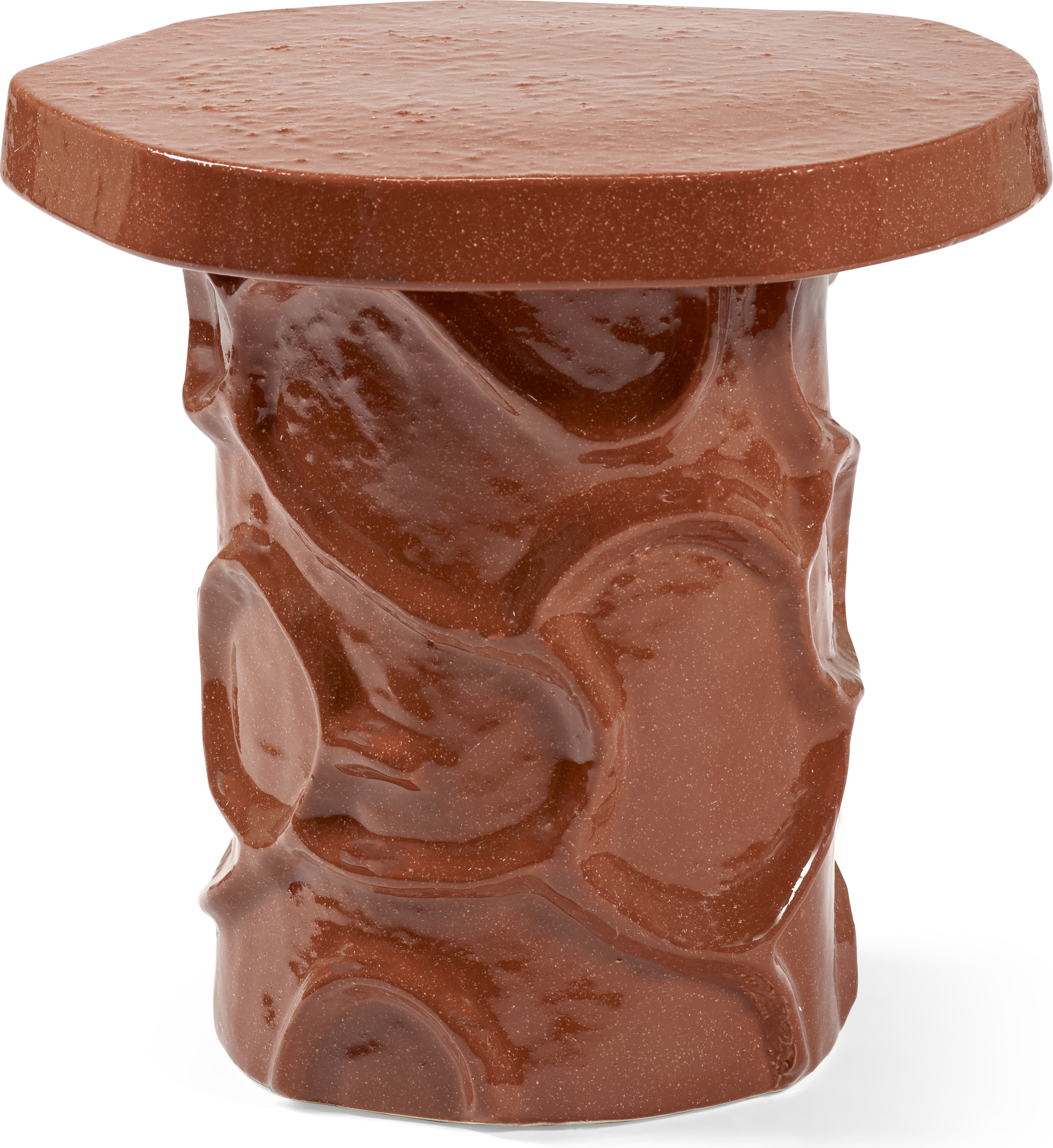 Mena Beistelltisch 40 cm, rot