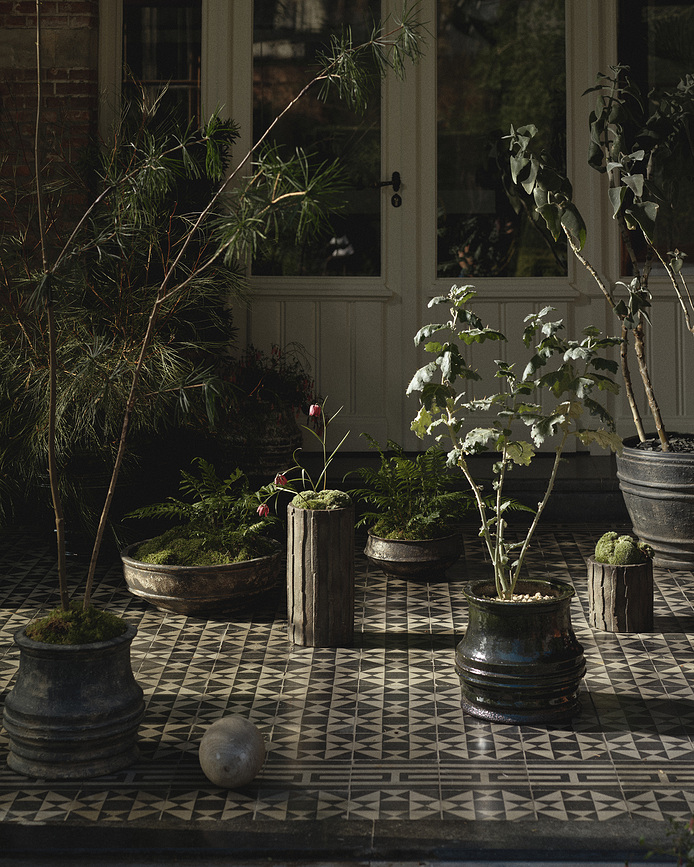 Mesa Pot 38 cm, noir