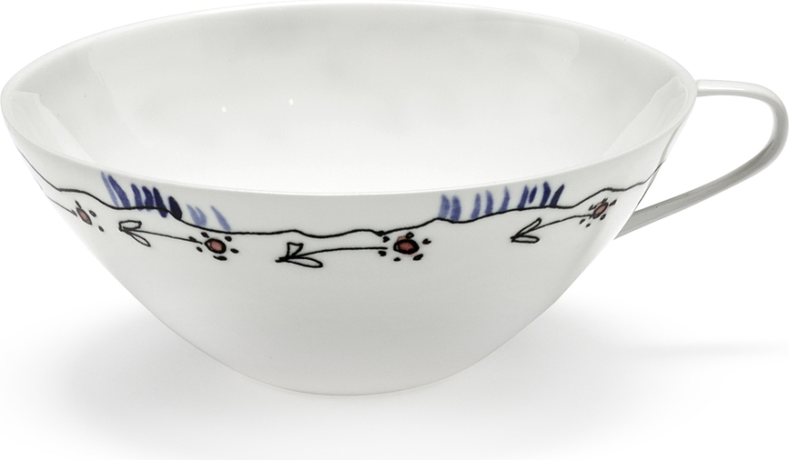 Midnight Flowers Anemone Milk Šalica za čaj 200 ml