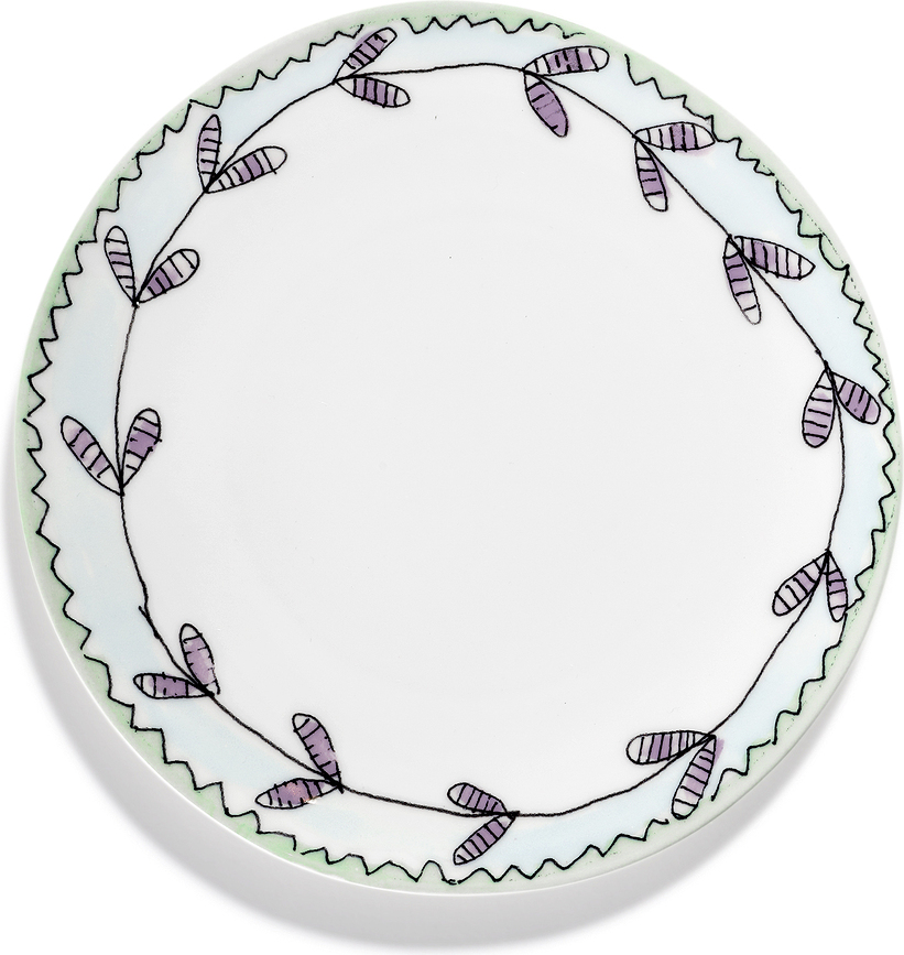 Midnight Flowers Blossom Milk Krožnik zajtrkovalni, 20 cm