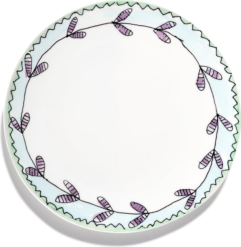 Midnight Flowers Blossom Milk Πιάτο, 24 εκ.