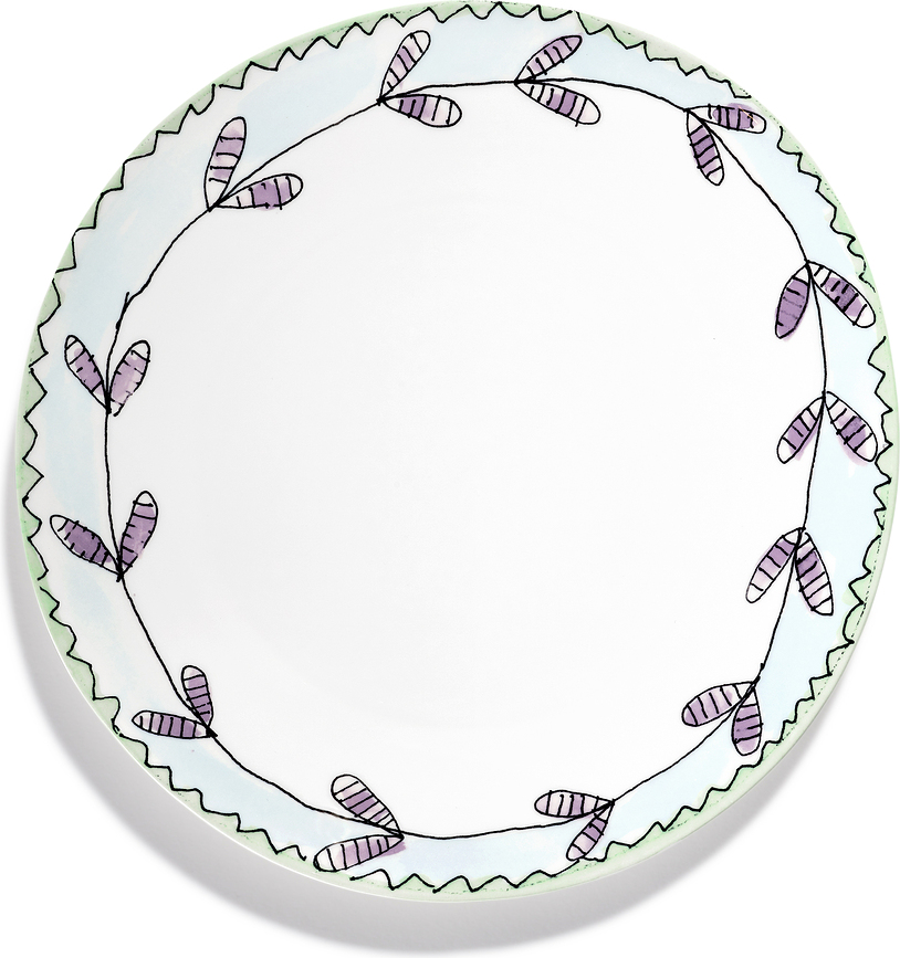 Midnight Flowers Blossom Milk Tanjur plitki 28 cm