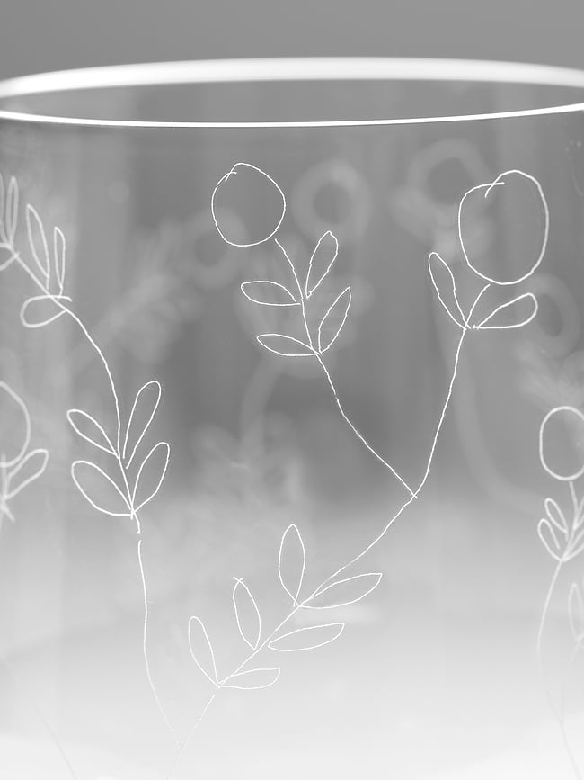 Midnight Flowers Čaša za bijelo vino 400 ml