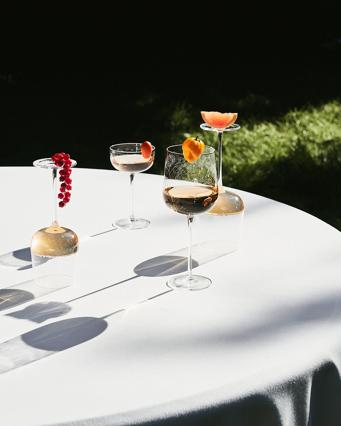 Midnight Flowers Čaša za crno vino 650 ml