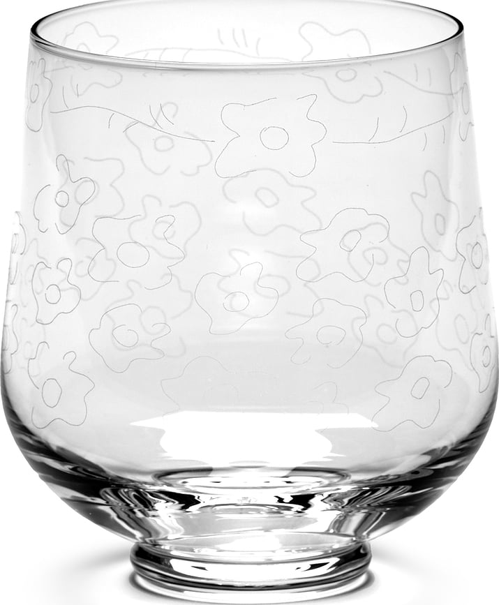 Midnight Flowers Čaše 450 ml 4 kom.