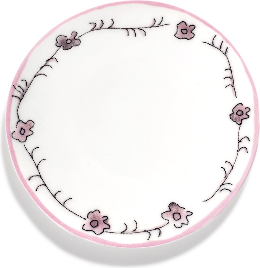 Midnight Flowers Dark Viola Tanjur za kruh 11,5 cm