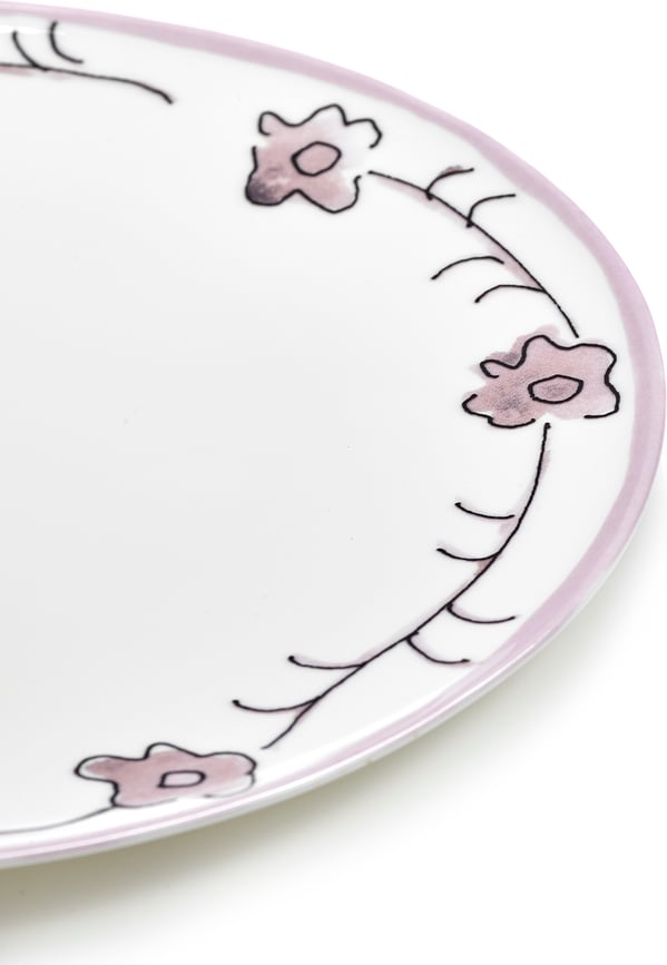 Midnight Flowers Blossom Milk Desertni krožniki, 16 cm, 2 kosa