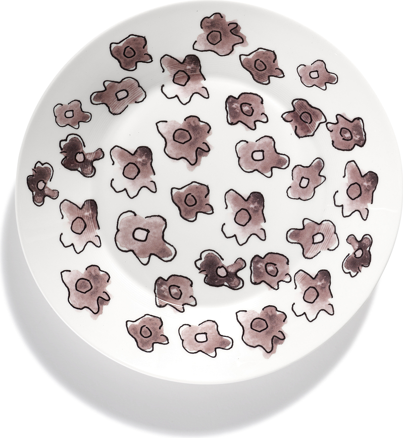 Midnight Flowers Blossom Milk Globok Krožnik, 26 cm