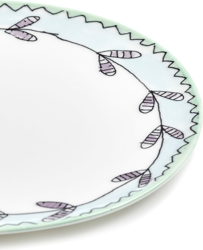 Midnight Flowers Blossom Milk Krožniki za kruh, 11,5 cm, 2 kosa