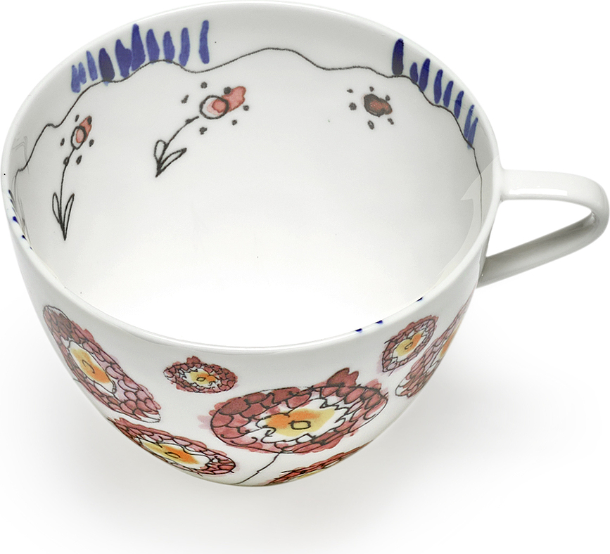 Midnight Flowers Blossom Milk Φλιτζάνι Καπουτσίνο, 200 ml