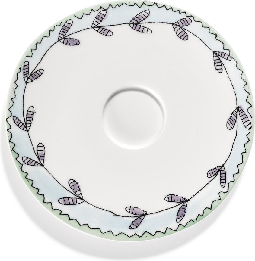 Midnight Flowers Πιατάκι για φλιτζάνι καφέ, 11,5 cm