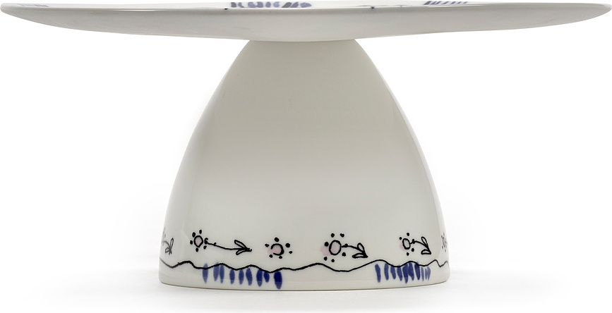 Midnight Flowers Blossom Milk Pladenj, 20 cm