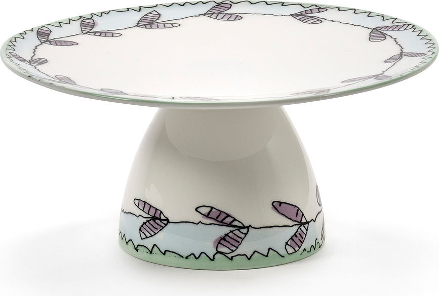 Midnight Flowers Plat de Service, 20 cm