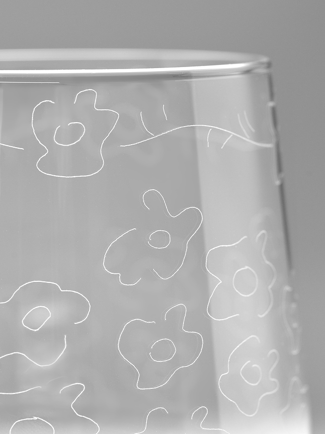 Midnight Flowers Ποτήρι, 450 ml