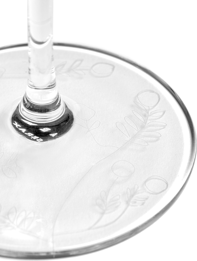 Midnight Flowers Ποτήρι, για λευκό κρασί, 400 ml