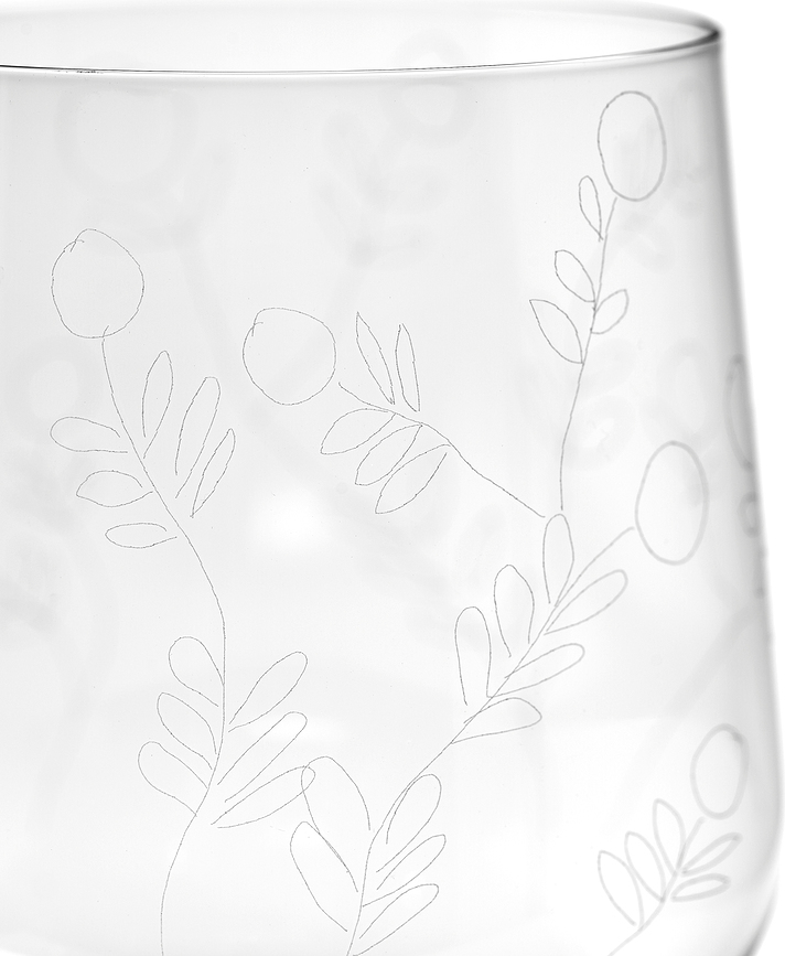 Midnight Flowers Ποτήρι, για λευκό κρασί, 400 ml