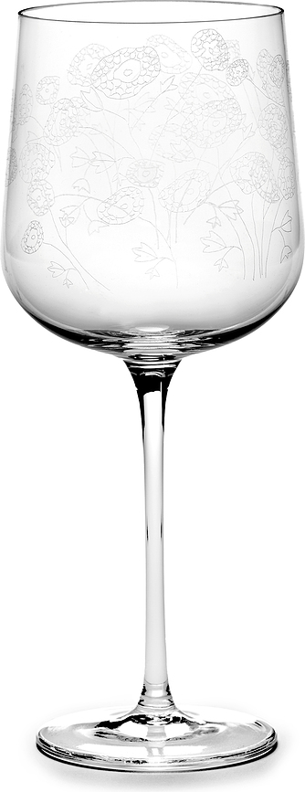 Midnight Flowers Ποτήρι Κρασιού για κόκκινο κρασί, 650 ml