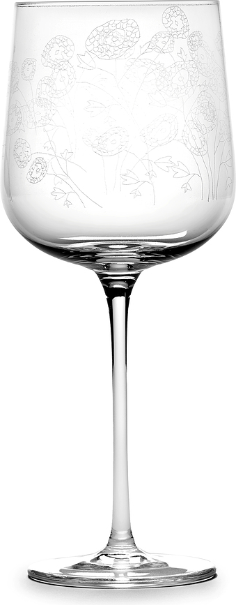 Midnight Flowers Ποτήρι Κρασιού για κόκκινο κρασί, 650 ml