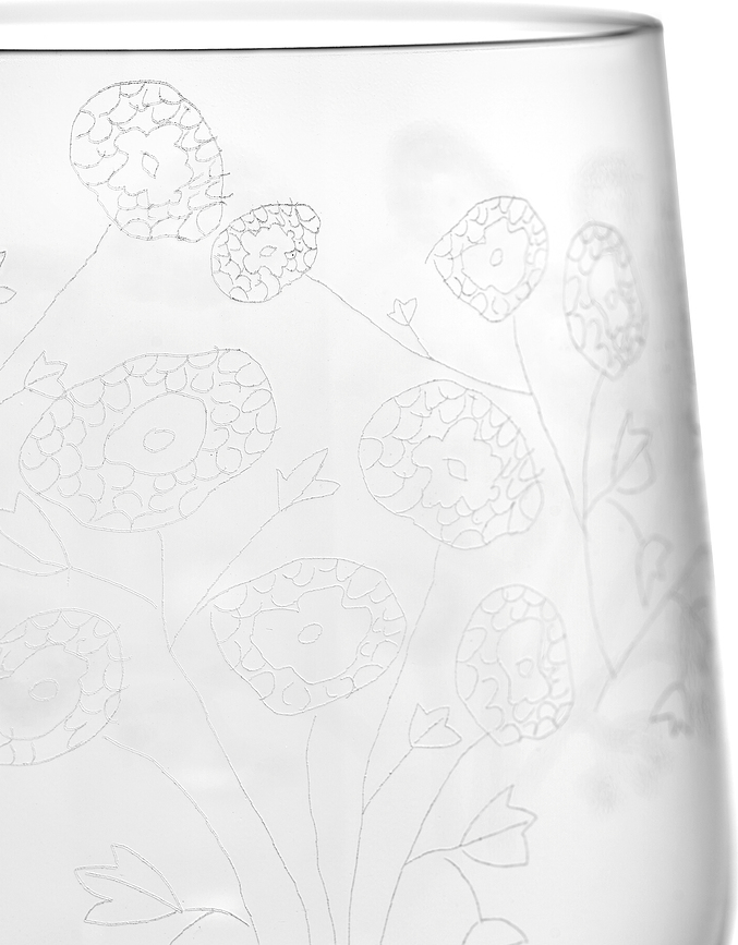 Midnight Flowers Ποτήρι Κρασιού για κόκκινο κρασί, 650 ml