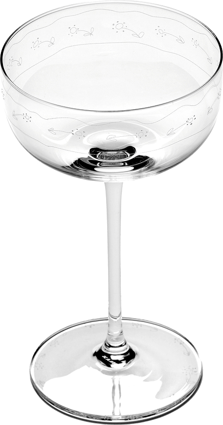 Midnight Flowers Ποτήρι Σαμπάνιας τύπου coupe, 240 ml