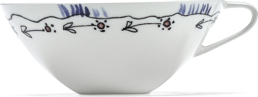 Midnight Flowers Blossom Milk Šalica za kavu 100 ml