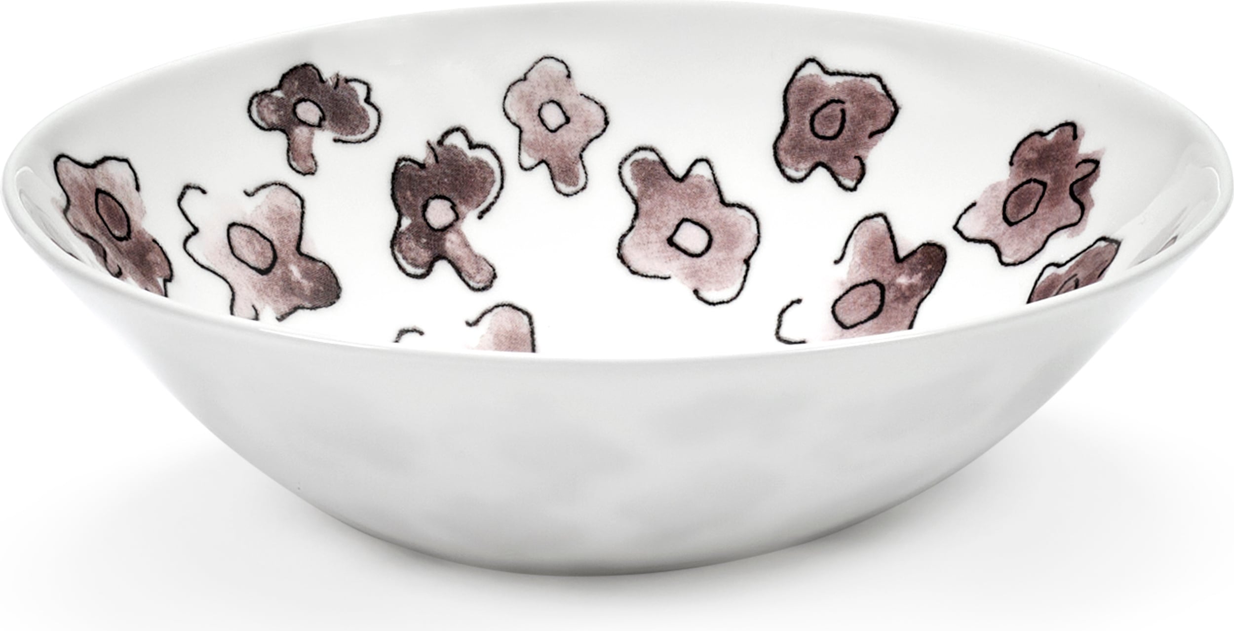 Midnight Flowers Schalen-Set Dark Viola 14 cm, violett, 2 St.