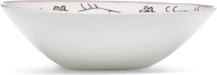 Midnight Flowers Blossom Milk Nizki skledi, 18 cm, 2 kosa