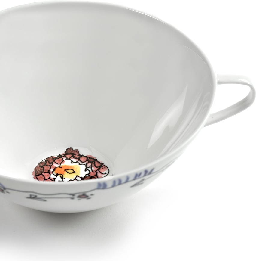 Midnight Flowers Blossom Milk Skodelice za čaj, 200 ml, 2 kosa