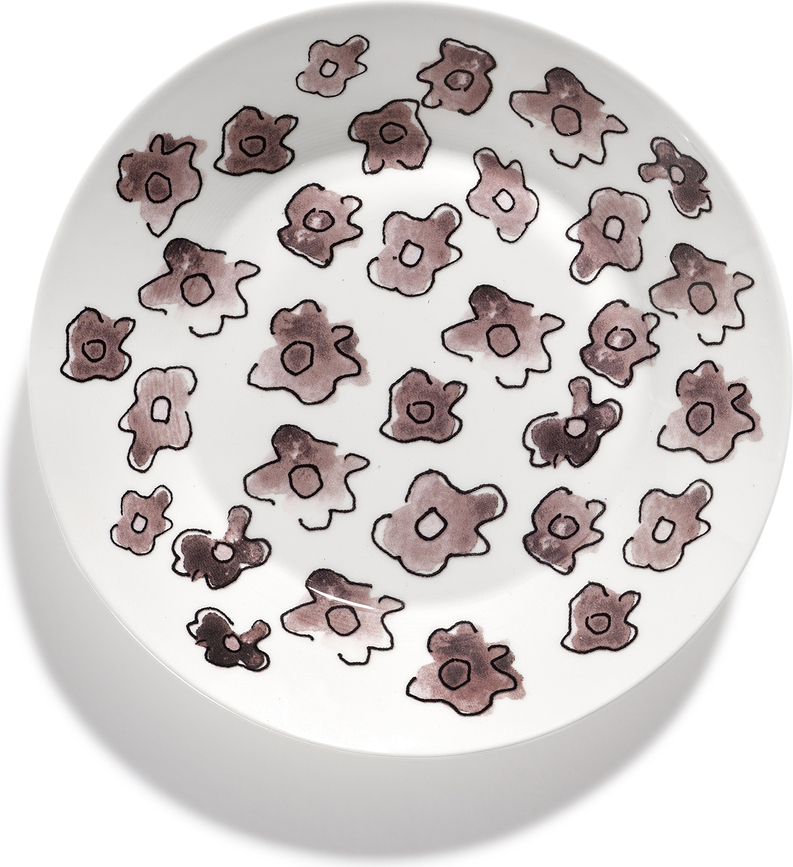 Midnight Flowers Camelia Tanjur duboki 18 cm aubergine