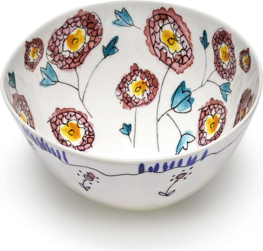 Midnight Flowers Zdjela Anemone Vaniglia 12 cm