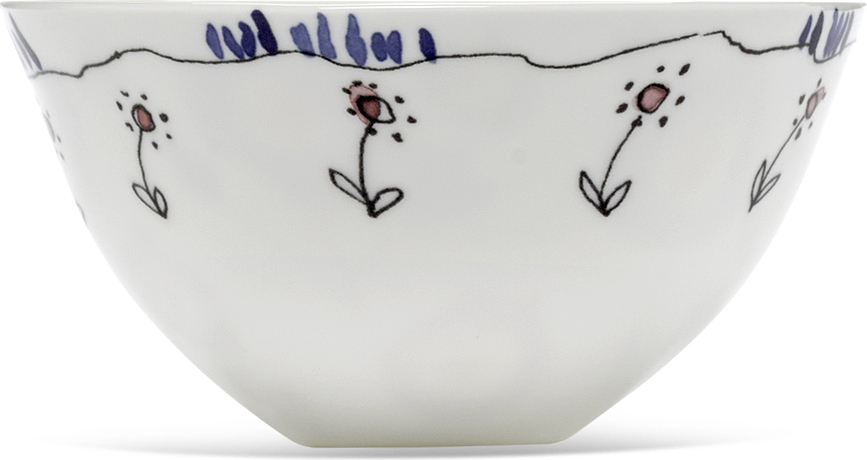 Midnight Flowers Anemone Vaniglia Zdjela 15 cm