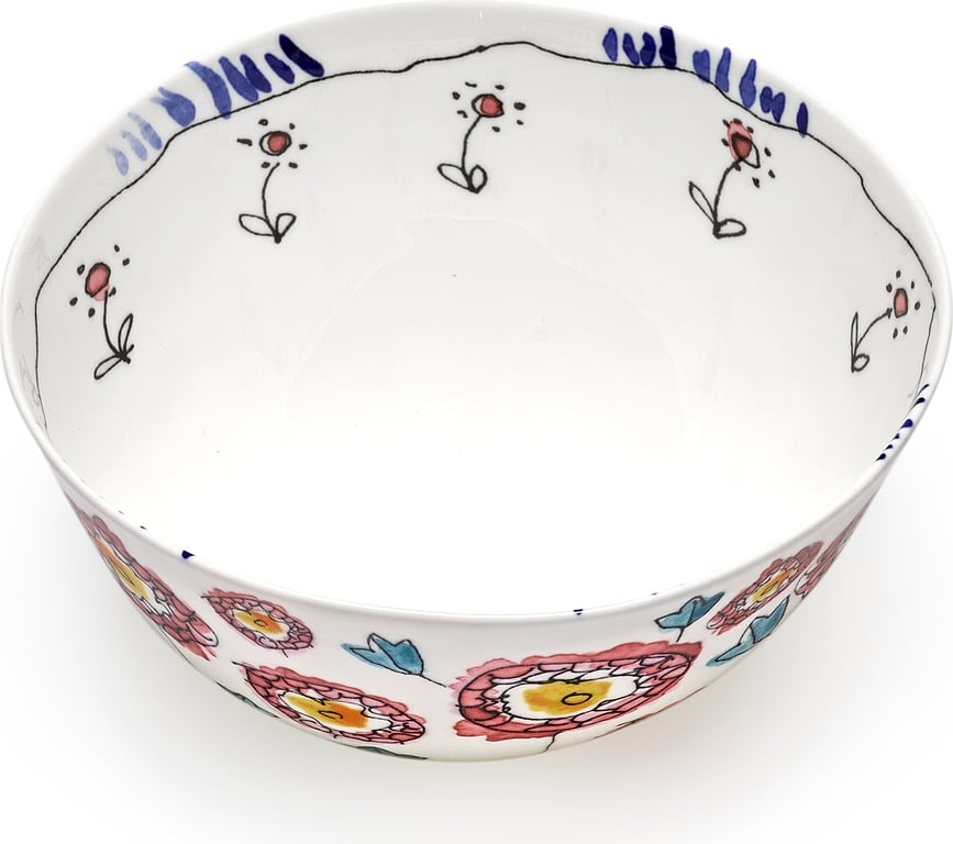 Midnight Flowers Anemone Vaniglia Zdjela 18 cm