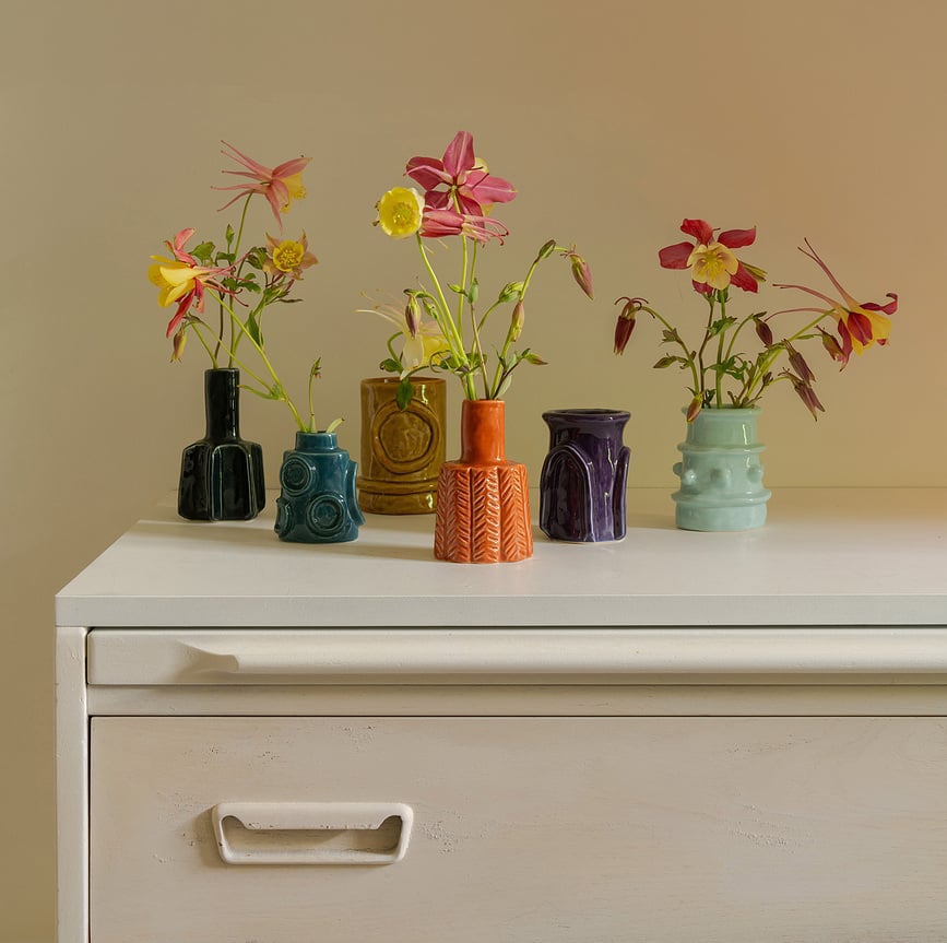 Molly Κηροπήγια για κλασικά κεριά, 6 τμχ