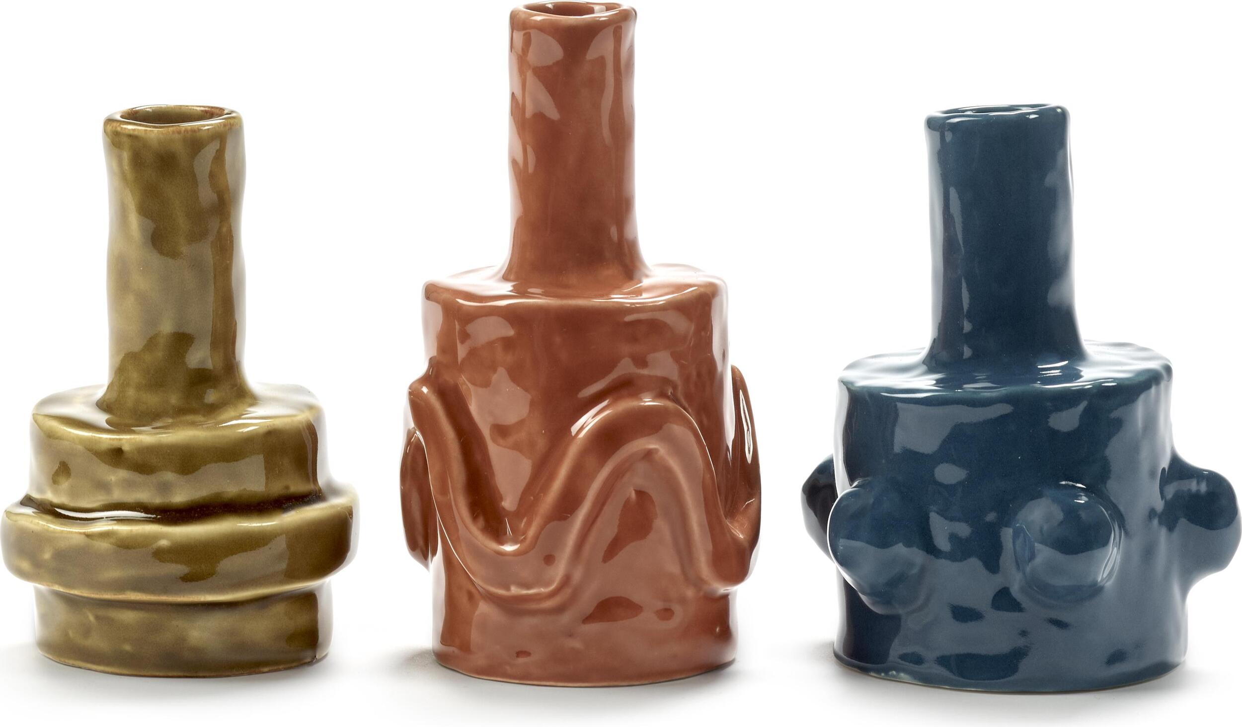 Molly Mini-Vasen, farbig, 3 St.