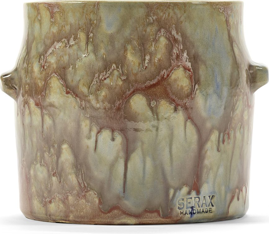 Mystique Cache-pot 25 cm, vert et rouge