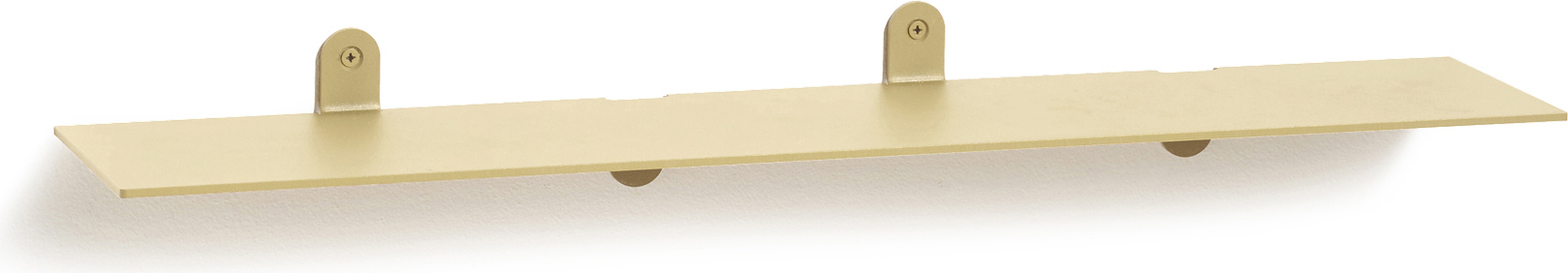 N°1 Wandregal 74 cm, messing