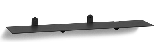 N°1 Wandregal 74 cm, schwarz