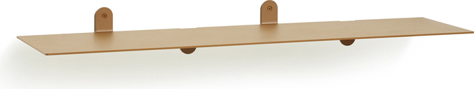 N°2 Wandregal 99 cm, senffarben