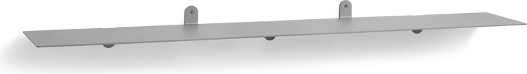 N°3 Wandregal 148 cm, hellgrau