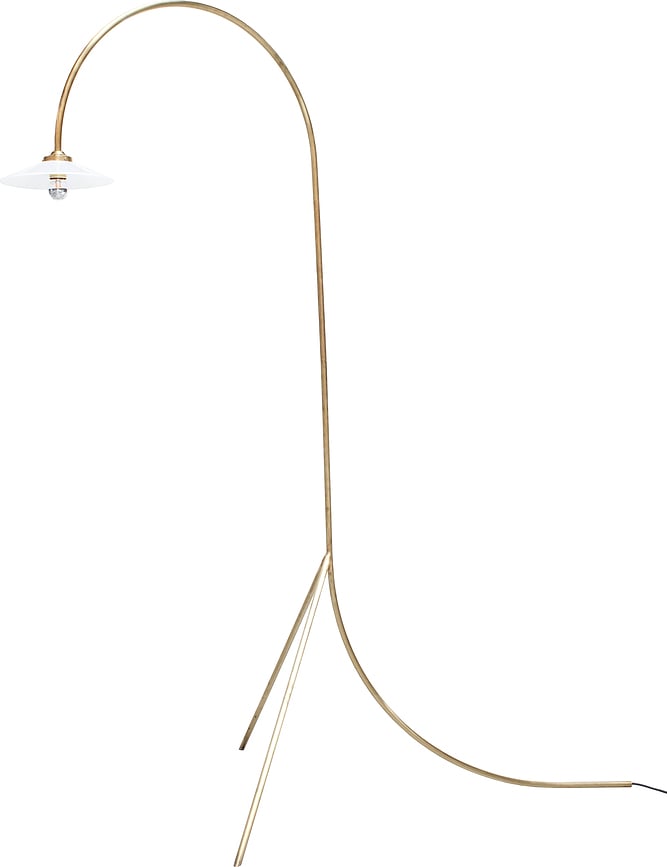 N°1 Φωτιστικό Δαπέδου, 190 cm, ορείχαλκος